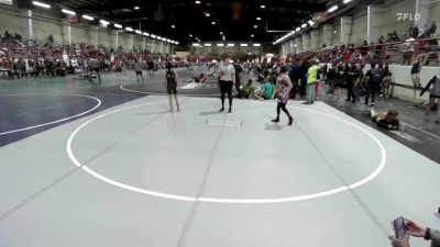 88 lbs Semifinal - Izabella Pacheco, Blanco vs Sidney J McAlhany, Misfits