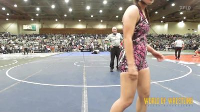 115 lbs Round Of 32 - Mia Pedersen, Redmond High School vs Miroslava Torres, Escalon Wrestling