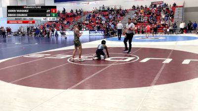 133 lbs Champ. Round 2 - Dekhi Church, Garrett College vs Aiden Vasquez, Apprentice School