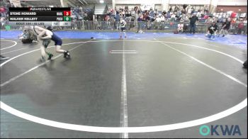 45 lbs Round Of 16 - Stone Howard, Marlow Outlaws vs Walker Kellett, Pocola Youth Wrestling