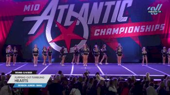 Flipping Out Tumbling - Hearts [2023 L2 Junior - Small 3/4/2023] 2023 Mid-Atlantic Championship Grand Nationals