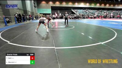 92 lbs Quarterfinal - Taylor Bell, Institute Of Combat vs Lexie Borsini, Nevada Elite