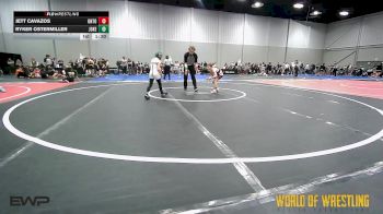 56 lbs Rr Rnd 2 - Ryker Ostermiller, Jokers 12U vs Jett Cavazos, Untouchables 12u PURPLE