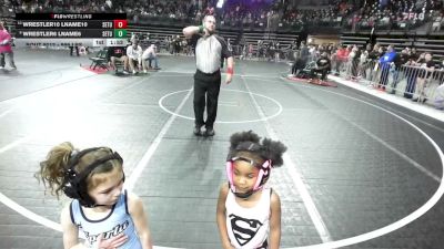 41 lbs Quarterfinal - Athena Belton, Scorpions vs Blair Kadel, Iron Horse