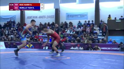 110 kg Koy Hopke, USA vs Ibrack Angulo Castillo, ECU