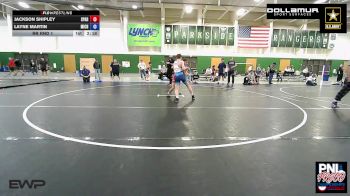 120 kg Rr Rnd 1 - Jackson Shipley, Spartan Mat Club vs Layne Martin, Michigan Premier WC