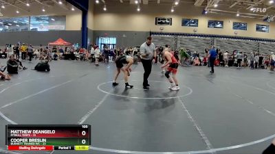 105 lbs Round 6 (8 Team) - Matthew DeAngelo, PitBull Terps vs Cooper Breslin, Burnett Trained WC