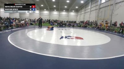 100 lbs Naiya Delos Santos, Kentucky vs Shaylee Speck, South Dakota