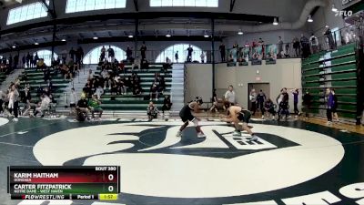 165 lbs Cons. Round 5 - Carter Fitzpatrick, Notre Dame - West Haven vs Karim Haitham, Gonzaga