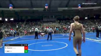 130 lbs Prelims - Tad Forsyth, Paola WC vs Cooper Driscoll, Westshore WC