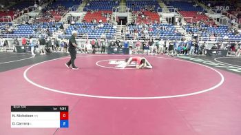 113 lbs Cons 64 #1 - Noah Nicholson, Minnesota vs Demetrios Carrera, Illinois