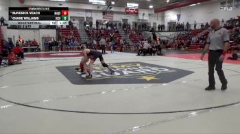 120 lbs Quarterfinal - Chase Williams, Iowa City, City High vs Maverick Veach, Maquoketa