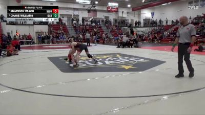 120 lbs Quarterfinal - Chase Williams, Iowa City, City High vs Maverick Veach, Maquoketa