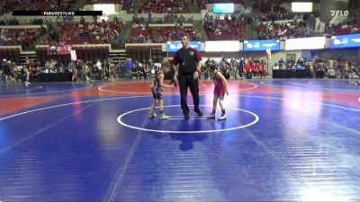 58 lbs Cons. Round 3 - Kruz LaSalle, Havre Wrestling Club vs Brawley Eustice, Sidney Wrestling Club