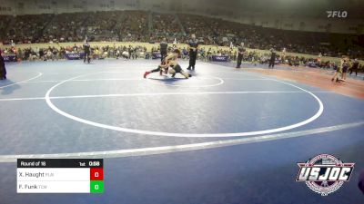 90 lbs Round Of 16 - Xander Haught, Plainview Youth Wrestling Club vs Ferris Funk, TEAM CONQUER