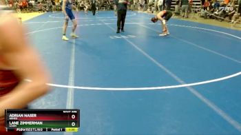 140 lbs Cons. Round 2 - Lane Zimmerman, LCWM vs Adrian Naser, NRHEG