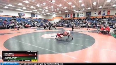 157 lbs Cons. Round 2 - Nick Ross, Cortland State vs Jamaal Salary, North Central (IL)