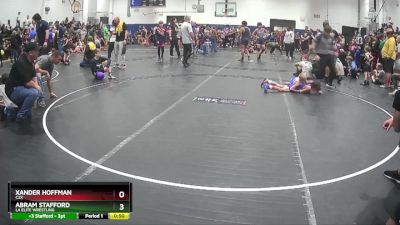 60 lbs Cons. Round 2 - Abram Stafford, LA Elite Wrestling vs Xander Hoffman, C2X