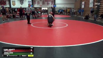 285 lbs Round 1 - Cory Arnett, Fort Madison vs Owen King, Muscatine