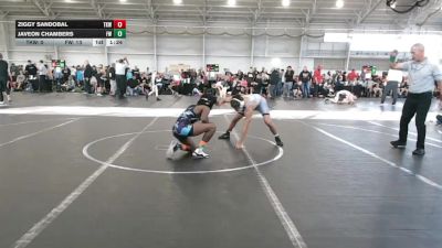 120 lbs Round 7 (8 Team) - Javeon Chambers, Freakztyle Wrestling vs Ziggy Sandobal, Team Kaizen Wrestling