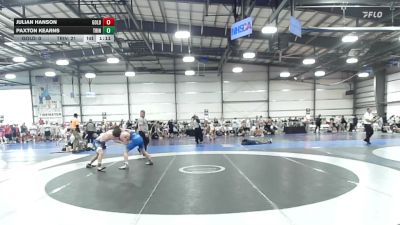 132 lbs Rr Rnd 2 - Julian Hanson, Gold Standard Black - HSB vs Paxton Kearns, Trinity Top Team - HSB