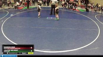 45 lbs Quarterfinal - Kannon King, Box Elder Stingers Wrestling vs Colton Wilwert, Gold Rush