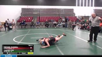 75 lbs Placement Matches (8 Team) - Carter Icks, M2 RED (PA) vs Michael Rundell, Illinois Menace