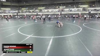 112 lbs Cons. Round 5 - Mason Dewing, Crandon vs Roger Flege, LAW - Lacrosse Area Wrestlers