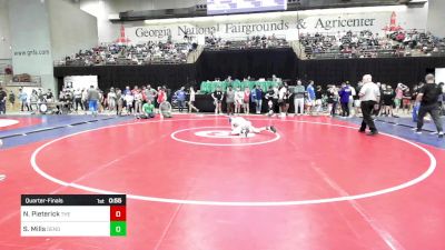 110 lbs Quarterfinal - Noah Pieterick, The Storm Wrestling Center vs Silas Mills, Dendy Trained Wrestling