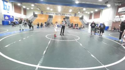 57-59 lbs Round 2 - John-Paul Barela, Barstow Wrestling vs Kenley Solis, Rough House
