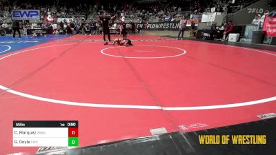 55 lbs Semifinal - Cyborg Marquez, Grant County Elite vs Garrett Doyle, Cowboy Wrestling Club