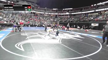150-5A Champ. Round 1 - Tyler Coats, Fossil Ridge vs Isaac Wing, Boulder