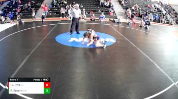 10U - 75 lbs Round 1 - Caylib Pyle, Ligonier vs Rob Govern, Derry