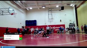 126 lbs 5th Place Match - Lauren Dothager, Vandalia vs Austin Schnitker, Springfield (Lanphier)