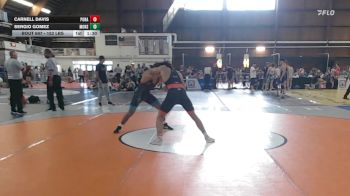 152 lbs 5th Place - Carnell Davis, Ponaganset vs Sergio Gomez, Monster Garage