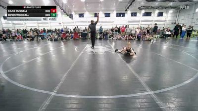 55 lbs Round Robin 1 - Silas Russell, Hoosiers Mafia - EL vs Devin Woodall, Ground Zero Black