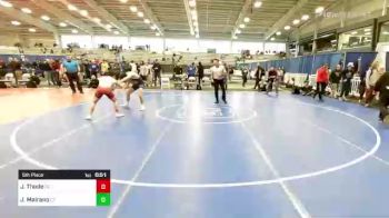 132 lbs 5th Place - Jack Thode, DE vs John Mairano, CT