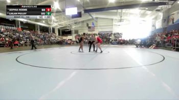 145 lbs Champ. Round 1 - Lailah Pulley, Blue Valley vs Sophia Hoeme, Manhattan