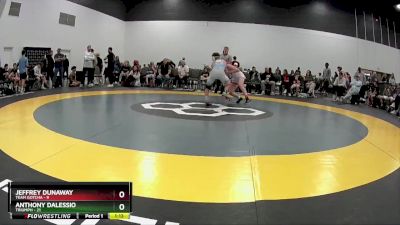 129 lbs Quarterfinals (8 Team) - Jeffrey Dunaway, Team Gotcha vs Anthony Dalessio, Triumph