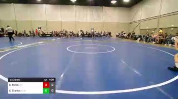 75 lbs Rr Rnd 3 - Carson Miles, LWA 14U vs Cody Clarke, Roundtree Wrestling Academy 14U