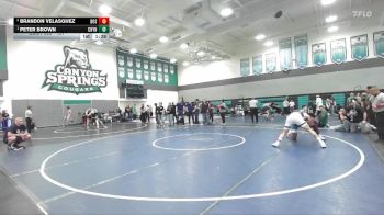 157 lbs 1st Place Match - Peter Brown, Canyon Springs vs Brandon Velasquez, Dos Pueblos