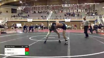 132 lbs Quarterfinal - John Samy, Salisbury vs Conner Heckman, Midd-West