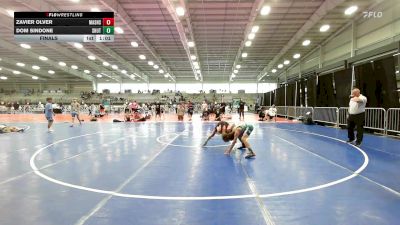 90 lbs Final - Zavier Olver, Mat Assassins Red vs Dom Sindone, TSB