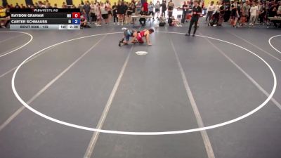 132 lbs Cons. Round 4 - Raydon Graham, MN vs Carter Schmauss, IA