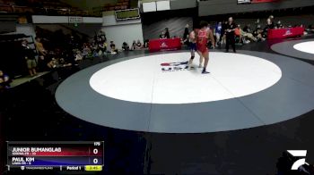 175 lbs Round 3 (16 Team) - Junior Bumanglag, SDIKWA-FR vs PAUL KIM, LAWA-FR