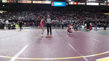 120 lbs Champ. Round 1 - Zaiden Espinoza, Mountain Home vs Mikala Koontz, Redmond
