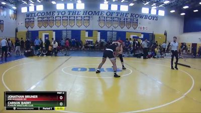 144 lbs Cons. Round 7 - Carson Baert, Flagler Wrestling Club vs Jonathan Bruner, Nsb Oceanside WC