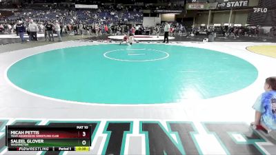 80 lbs Semifinal - Saleel Glover, Washington vs Micah Pettis, Team Aggression Wrestling Club