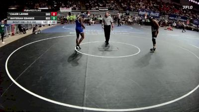 D 2 150 lbs Champ. Round 2 - Caleb Lavine, Sam Houston vs Nayssiah Ebanks, McKinley
