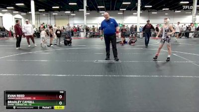 110 lbs Placement (4 Team) - Evan Reed, Savage Barn Brothers vs Bradley Caygill, Daniel Cormier WA